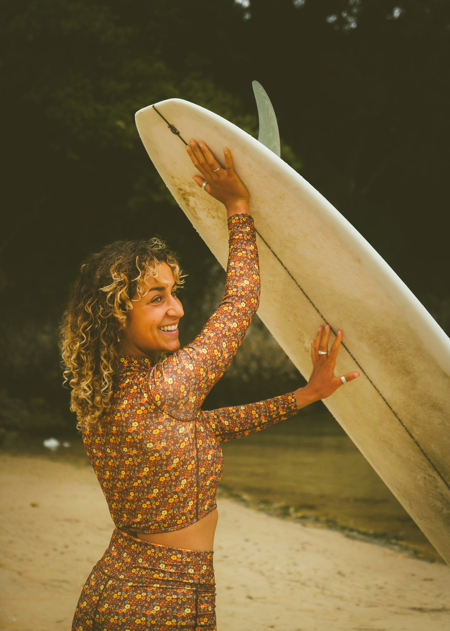 Byron Colors. Top for surfing for women. Premium Lycra.